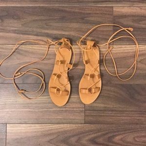 Madewell Boardwalk Lace-up Sandal